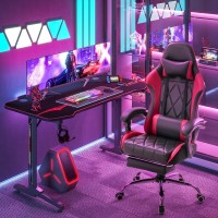 Homall Gaming Chair Computer Chair With Footrest And Massage Lumbar Support Ergonomic High Back Video Game Chair With Swivel S