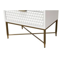 White Pearl Nightstand