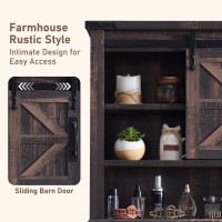 Okd Bathroom Wall Cabinet Farmhouse Medicine Cabinet With Sliding Barn Door Adjustable Shelves Storage Cabinet Wall Mounted