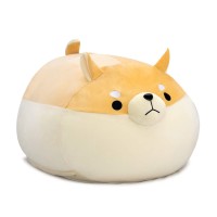 Stuffed Animal Storage Bean Bag Chair Cover For Kids Yellow Dog Shiba Inu Bean Bag Chair For Girls Xxlarge Size Toy Organizer C