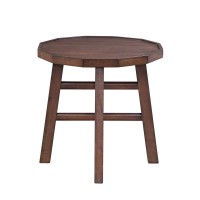 Paisley End Table Brown