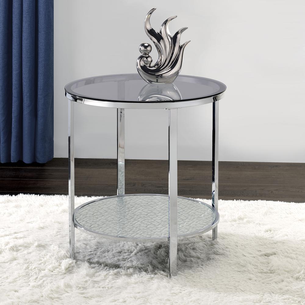 Frostine Round End Table