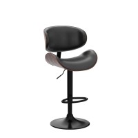 Yafiti Bar Stools Modern Pu Leather Adjustable Swivel Barstools Kitchen Counter Bar Stool Island Barstool With Back Set Of 2B