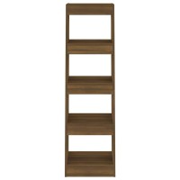 vidaXL Book CabinetRoom Divider Brown Oak 157x118x531