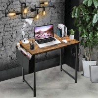 Lufeiya Home Office Desks 47 Inch Desk For Bedroom Modern Simple Student Study Table 48 Vintage Writing Computer Desk Rustic Br