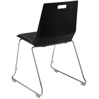 Nps Lvraflex Chair Poly Back/Padded Seat, Multi