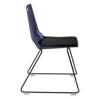 Nps Lvraflex Chair, Poly Back/Padded Seat - Multi