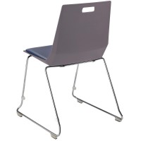 Nps Lvraflex Chair - Poly Back/Padded Seat -Multi
