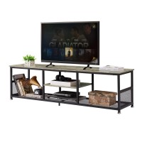 Vecelo Industrial Tv Stand For Televisions Up To 70 Inch, 62