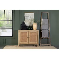 Zamora Rectangular 2door Accent Cabinet Natural