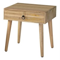 Zabel Square 1drawer End Table Natural