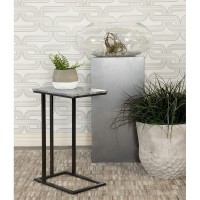 Vicente Accent Table with Marble Top Grey