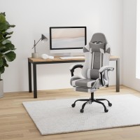 Yssoa White Gaming Chair With Footrest Big And Tall Gamer Chair Racing Style Adjustable Swivel Office Chair Ergonomic Video G