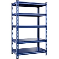 Reibi Garage Shelving Storage Shelves 2000 Lbs Heavy Duty Metal Shelving Unit Rack Shelf For Warehouse Pantry Closet Kitchen Com