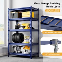 Reibi Garage Shelving Storage Shelves 2000 Lbs Heavy Duty Metal Shelving Unit Rack Shelf For Warehouse Pantry Closet Kitchen Com