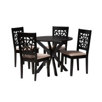 Baxton Studio Karel 5Piece Dining Set