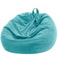 Nobildonna 3 Ft Bean Bag Chair Cover No Filler For Adults And Kids 300L Extra Large Stuffed Animal Storage Bean Bag Washable