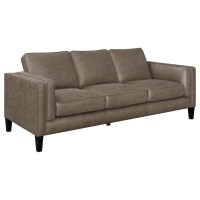 Sophisticated with minimalistic flair, this timeless collection is adaptable to fit a variety of design looksFramed to perfection with double track armsTailored box seat and back cushions trimmed in self weltExceptional seating comfort with pocket coil an