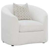 Rainn Upholstered Tight Back Chair Latte