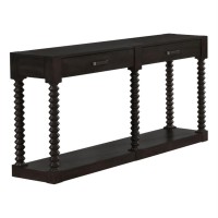 Meredith 2drawer Sofa Table Coffee Bean