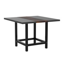 Tribesigns Square Dining Table For 4 People, Farmhouse 39.4