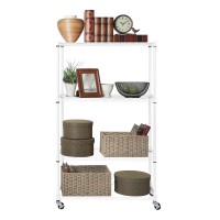 Seville Classics Solid Steel Wire Shelving Storage Unit Adjustable Shelves Organizer Rack For Home Kitchen Office Garage Be