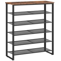 Hoobro Shoe Rack 6Tier Shoe Organizer For 1824 Pairs Of Shoes Large Capacity Shoe Storage Shelf Durable And Stable For En