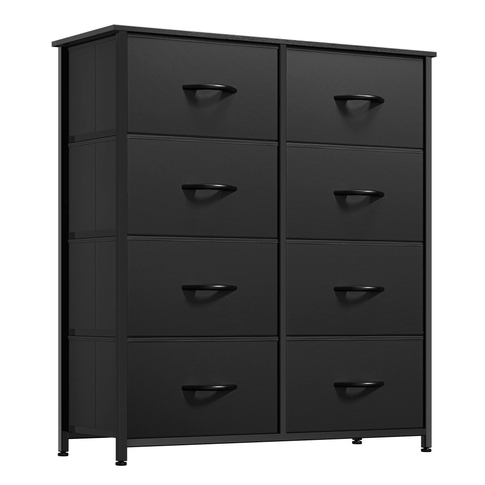 Yitahome Fabric Dresser With 8 Drawers Tall Dresser With Fabric Bins Storage Tower Unit Chest Of Drawers For Living Room Hal