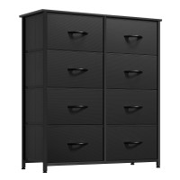 Yitahome Fabric Dresser With 8 Drawers Tall Dresser With Fabric Bins Storage Tower Unit Chest Of Drawers For Living Room Hal