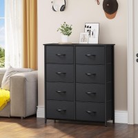 Yitahome Fabric Dresser With 8 Drawers Tall Dresser With Fabric Bins Storage Tower Unit Chest Of Drawers For Living Room Hal