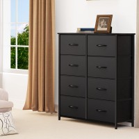 Yitahome Fabric Dresser With 8 Drawers Tall Dresser With Fabric Bins Storage Tower Unit Chest Of Drawers For Living Room Hal