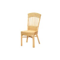 Baxton Studio Barito Modern Bohemian Natural Brown Rattan Dining Chair