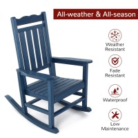 Stoog Allweather Patio Rocking Chairs Set Of 2 Outdoor Rocking Chair With 400 Lbs Support Porch Rocker Rocking Chairs For Po