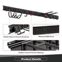 Sttoraboks Garage Tool Storage Rack Heavy Duty Garage Storage Organizer Rack System Wall Mounted Tool With 12 Double Hooks 4 R