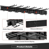 Sttoraboks Garage Tool Storage Rack Heavy Duty Garage Storage Organizer Rack System Wall Mounted Tool With 8 Double Hooks 3 Ra