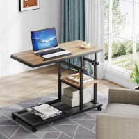 Little Tree Height Adjustable C Side Table For Bedside Sofa Couch Laptop