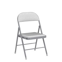 Cosco Smartfold Fabric Folding Chair 4Pack Gray