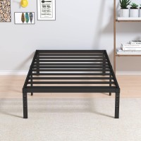 Maenizi 12 Inch Twin Bed Frame No Box Spring Needed Heavy Duty Metal Platform Bed Frame Twin Size Support Up To 2500 Lbs Easy