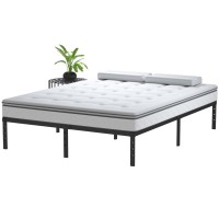 Maenizi 12 Inch Bed Frame Queen Size No Box Spring Needed Heavy Duty Queen Platform Metal Bed Frame Support Up To 3000 Lbs Eas