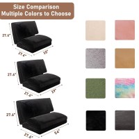 Maxyoyo Bean Bag Bed Folding Sofa Bed Floor Mattress For Adults Extra Thick And Long Floor Sofa With Faux Fur Washable Cover S