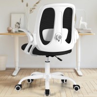 Razzor Office Chair, Ergonomic Computer Desk Chair With 2D Lumbar Support And Flip-Up Arms, Swivel Breathable Mesh Task Chair With Adjustable Height For Home Office