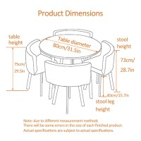 Dinning Room Table Chairs,Modern Dining Set,Kitchen Table And Chairs For 4,Office Conference Table,Small Meeting Room Dining Table Set,Business Reception 1 Table 4 Chairs Set ( Color : Light Grey , Si