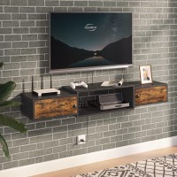Hoobro Floating Tv Stand With Power Outlets 55
