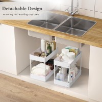 Danpinera Slim Storage Cart 3 Tier Slim Laundry Cart With Wheels Bathroom Cart Organizer With Hanging Cups Hooks Dividers Handl