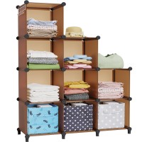 Homidec Closet Organizer 9Cube Closet Organizers And Storage Portable Closet Storage Shelves Closet Organizer Storage Shelves