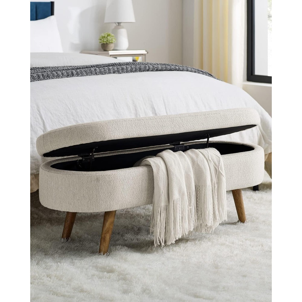 Eclyl Oval Storage Bench 43.5