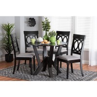 Baxton Studio Angie 5Piece Dining Set