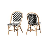 Baxton Studio Ambre 2Piece Bistro Chair Set