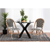 Baxton Studio Ambre 2Piece Bistro Chair Set