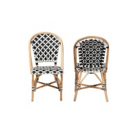 Baxton Studio Ambre 2Piece Bistro Chair Set